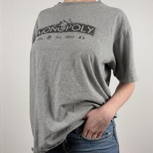 Women's Grey Monopoly Tshirt